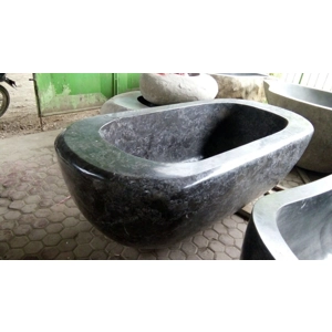 Handcrafted Natural Stone Freestanding Bathtub - Spa Quality