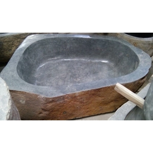 Handcrafted Natural Stone Freestanding Bathtub - Spa Quality