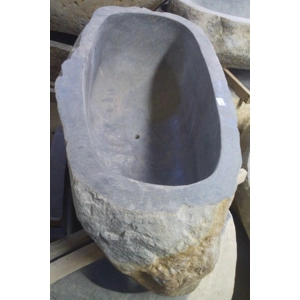 Handcrafted Natural Stone Freestanding Bathtub - Spa Quality