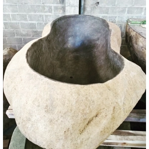 Handcrafted Natural Stone Freestanding Bathtub - Spa Quality