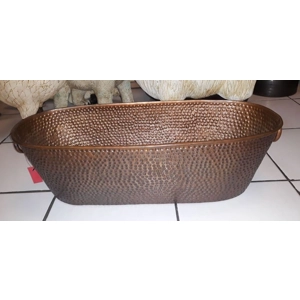 Handcrafted Copper Freestanding Bathtub - Spa Quality