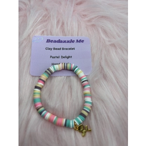 Clay Bracelet - Pastel Delight