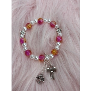 Elastic bead bracelet