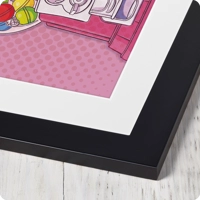 Troublegum Machine Wooden Framed Art