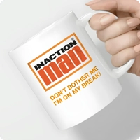 Inaction Man Ceramic Mug