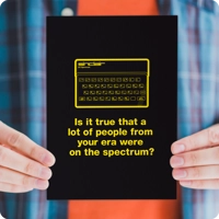 On The Spectrum Birthday Card