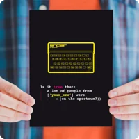 On The Spectrum Birthday Card