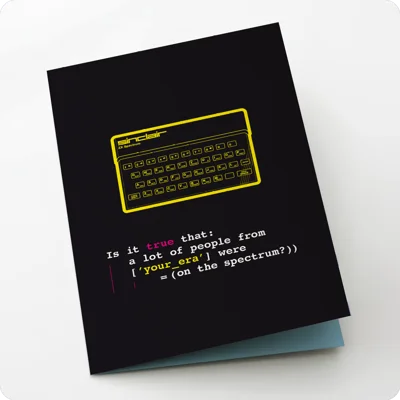 On The Spectrum Birthday Card