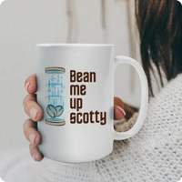 Bean Me Up Ceramic Mug