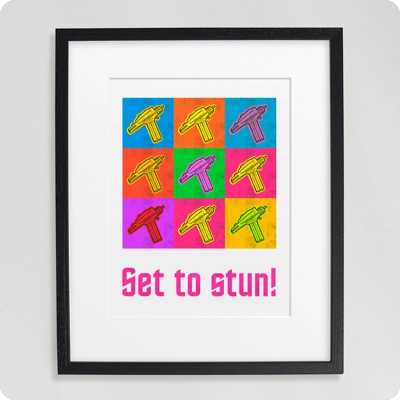 Set To Stun Box Framed Art Set To Stun Box Framed Art