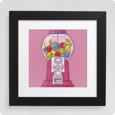 Troublegum Machine Wooden Framed Art Troublegum Machine Wooden Framed Art
