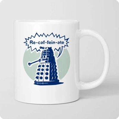 Re-caf-fein-ate Ceramic Mug Re-caf-fein-ate Ceramic Mug