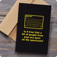 On The Spectrum Birthday Card