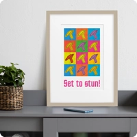 Set To Stun Box Framed Art