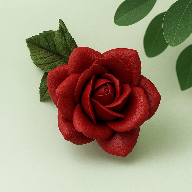 Additional Image for Handcrafted Rose Silicone Mold – 8cm Wide (Platinum Silicone)