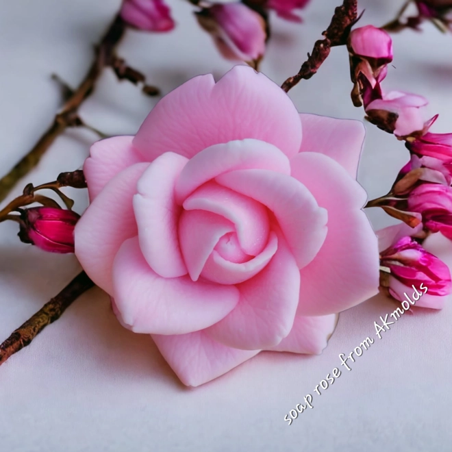 Additional Image for Rose Flower  Silicone Mold | Realistic Platinum Mold