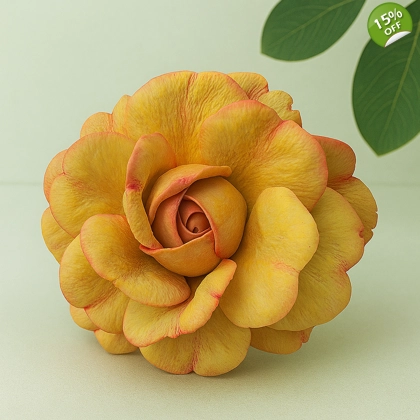 Rose Solitaire Silicone Mold.