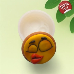 Silicone Mold – Emoji (Big Kiss Face)