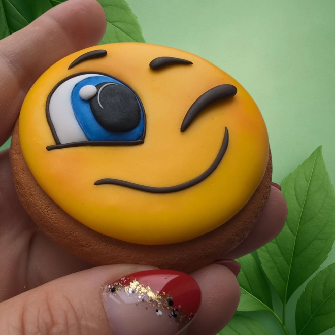 Additional Image for Silicone Mold – Winking Face