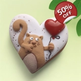 Silicone Mold – Cat with Balloon in He..