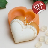 Pearl Bride Heart – Silicone Mold | El..
