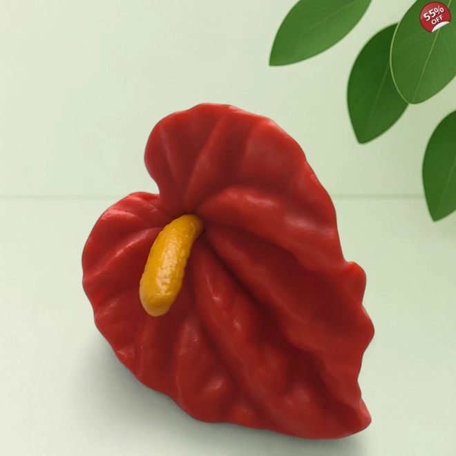 product Image for Mini Anthurium Flower – Silicone Mold for Soap & Edibles