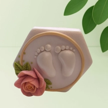 Baby Feet & Rose – Silicone ..