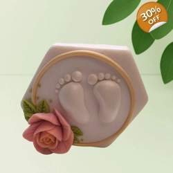 Baby Feet & Rose – Silicone Mold
