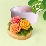 Oval Rose Bouquet – Silicone Mold
