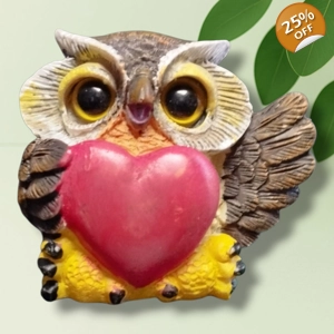 Owl with Heart – Silicone Mold | by AK Molds