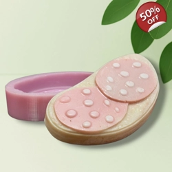 Salami Slice Silicone Mold – Realistic Meat Slice Shape | by AK Molds