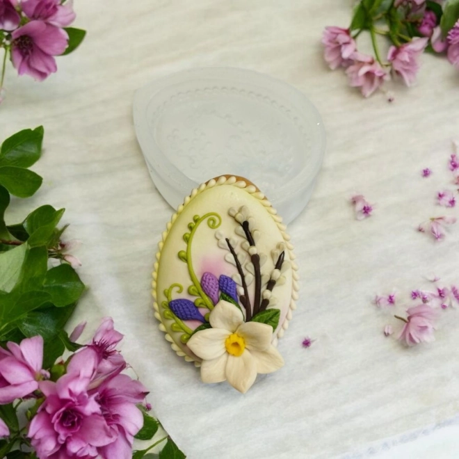 Additional Image for Spring Egg Flowers – Silicone Mold