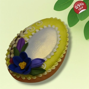 Spring Egg Violet Flowers – Silicone Mold