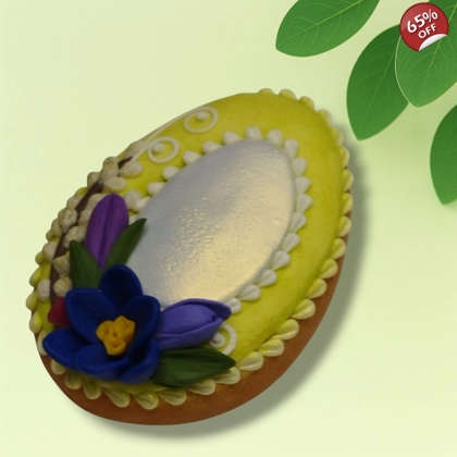 Spring Egg Violet Flowers – Silicone Mold