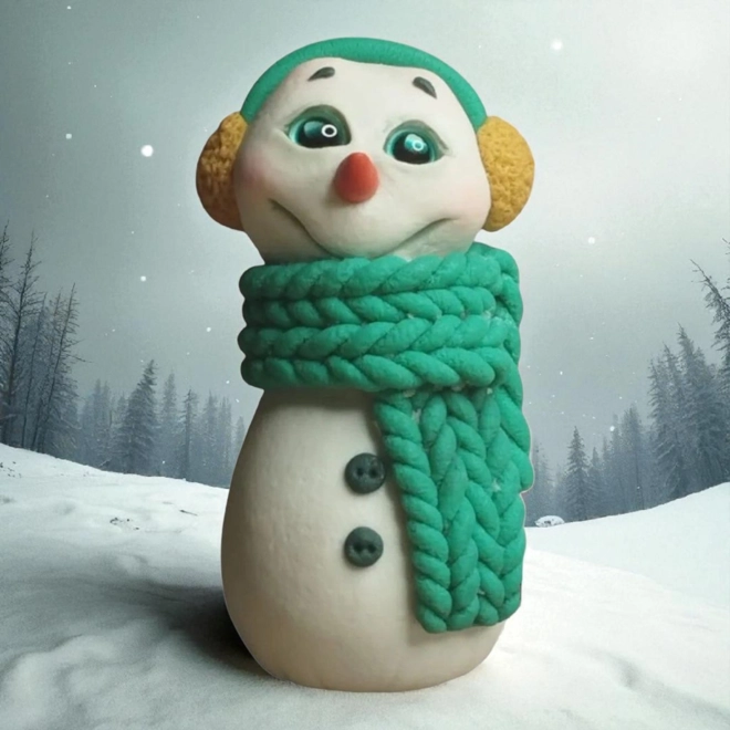Additional Image for Baby Snowman – Silicone Mold