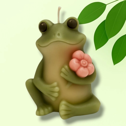 Frog with Flower – Silicone Mold