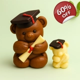 Graduation Bear – 3D Silicone Mold for..