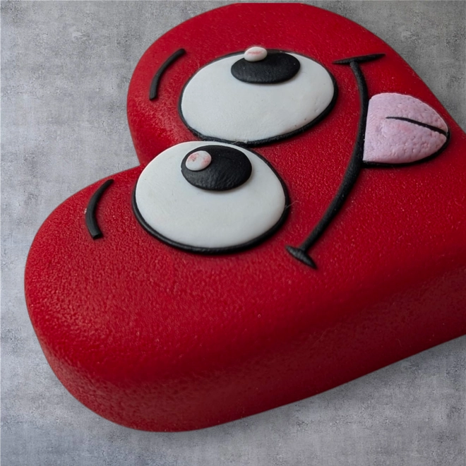 Additional Image for Heart with Tongue – Flat-Back 3D Silicone Mold for Soap & Crafts | AK Molds