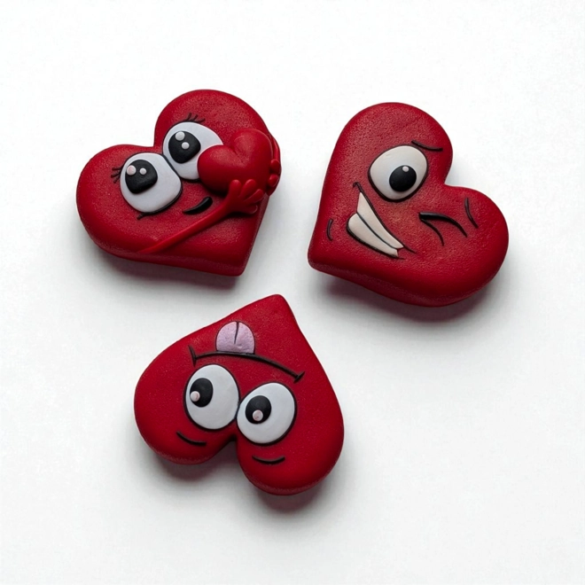 Additional Image for Heart with Tongue – Flat-Back 3D Silicone Mold for Soap & Crafts | AK Molds