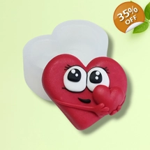 Cute Heart Hug – Flat-B..