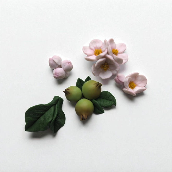 Additional Image for Apple blossom buds silicone mold