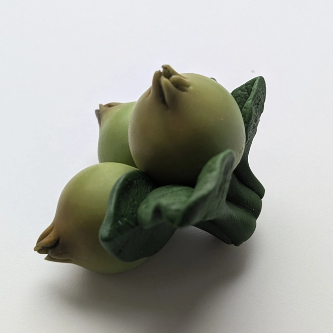 Additional Image for Apple trio with leaves silicone mold