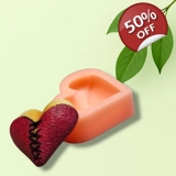Stitched Heart  Silicone Mold