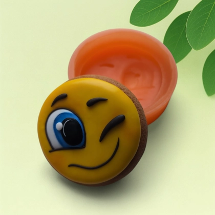 Silicone Mold – Winking Face