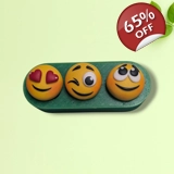 Emoji Trio Silicone Mold – Heart Eyes,..