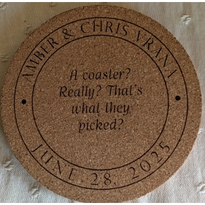 Custom Cork Coaster