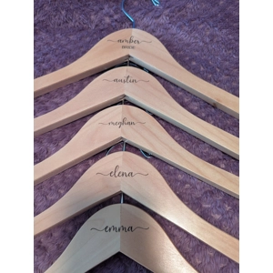 Personalized Bride/Bridesmaid hangers