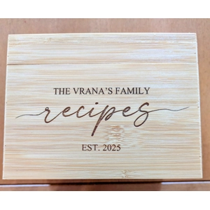 Personalized Recipe Box