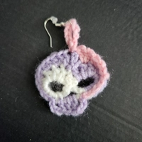 Crochet Skull Earrings Crochet Skull Earrings
