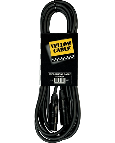 Yellow cable XLR to xlr 5m(16ft)